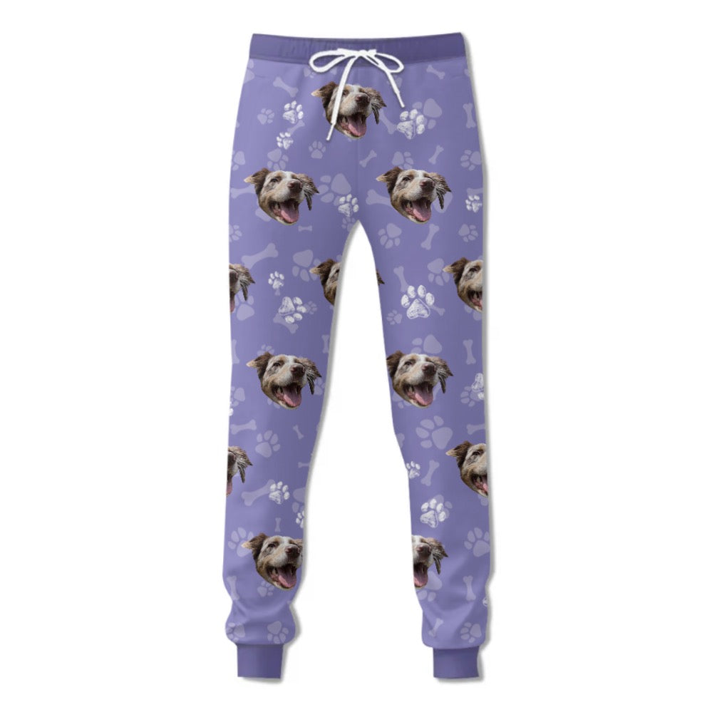 Upload Pet Image With Name Multicolor Sweatpants, Custom Gift For Men and Women Dung- Yen