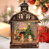 Thumbnail for Personalized House Lantern - Christmas Gift For Pet Lover - Merry Christmas Pet Parrents