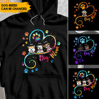 Thumbnail for Dog Mom Heart Line 2022 Tshirt, DIY Gift For Pet Lovers