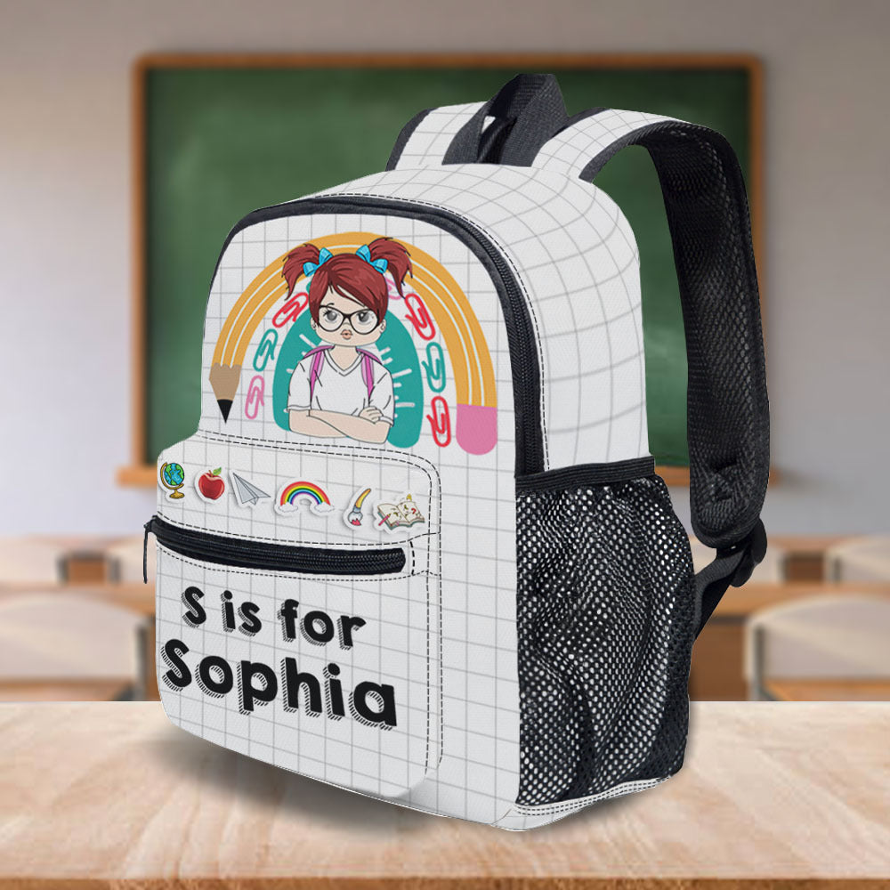 Custom Kid Name Backpack 2022, DIY Gift For Kids