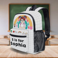 Thumbnail for Custom Kid Name Backpack 2022, DIY Gift For Kids