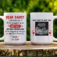 Thumbnail for Snuggled up in belly's Mom - Personalized Coffee Mug