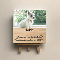 Thumbnail for Personalized Pet Memorial Square Stone Album-Dog Cat Loss Gifts-Pet Bereavement Gift-Your Wings Were Ready - Jonxifon