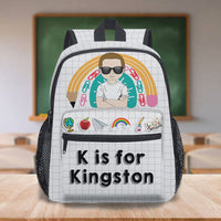 Thumbnail for Custom Kid Name Backpack 2022, DIY Gift For Kids