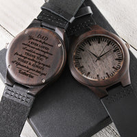 Thumbnail for Forever be your little girl - Engraved Wood Watch, Men Watch, Father's day