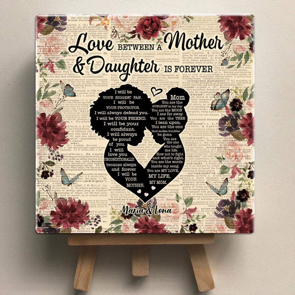 Love Between The Mother And Daughter, Mother's Day Gift - Personalized Stone Album