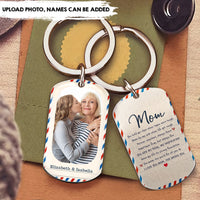 Thumbnail for You're My Rock And My Inspiration - Customized Upload Image Keychain, Gift For Mom