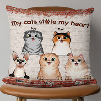 Thumbnail for Personalized Double Trouble Dog Cat Pillow, Gift For Pet Lovers