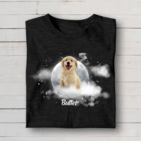 Thumbnail for Custom Photo Dog Moon Dog T-shirt, Dog Lover Gift