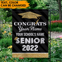 Thumbnail for Congrats Senior 2022 Graduation Garden Flag, Graduation Gift - Jonxifon