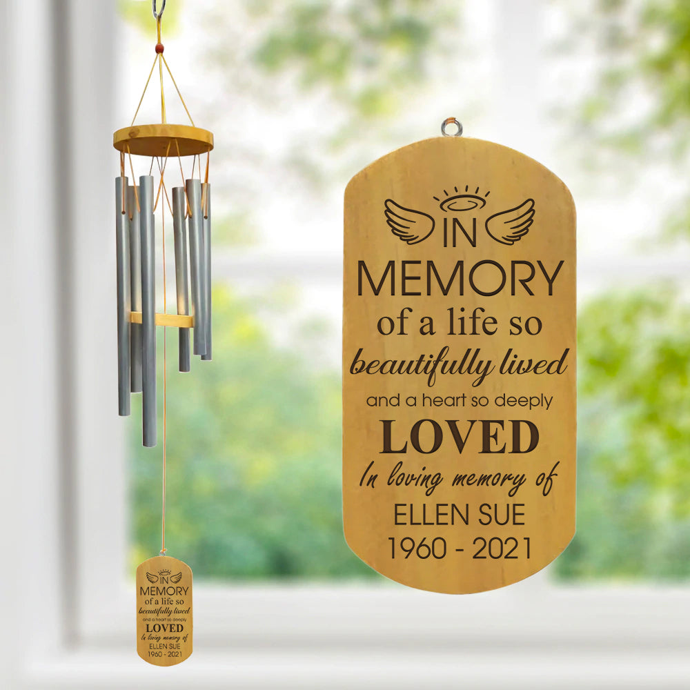 In loving memory of - Personalized Wind Chimes