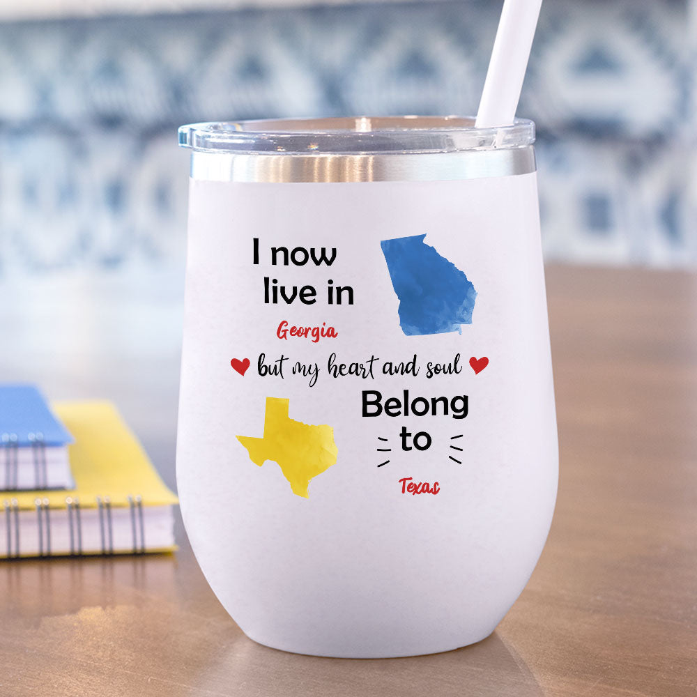 But My Heart And Soul Belong To - 12oz Tumbler, Gift For Couple - Jonxifon