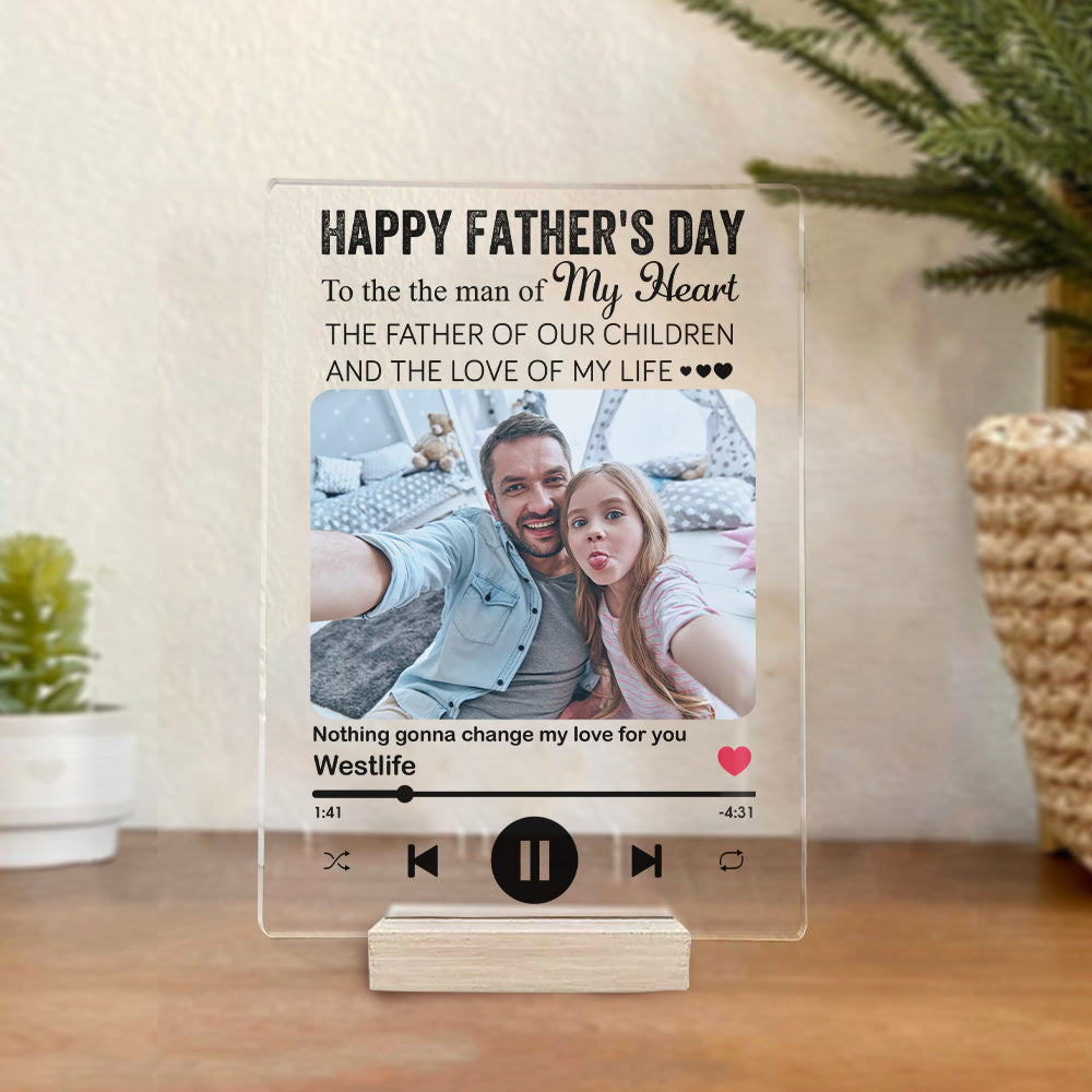 Happy Father's day to husband - Acrylic Plaque