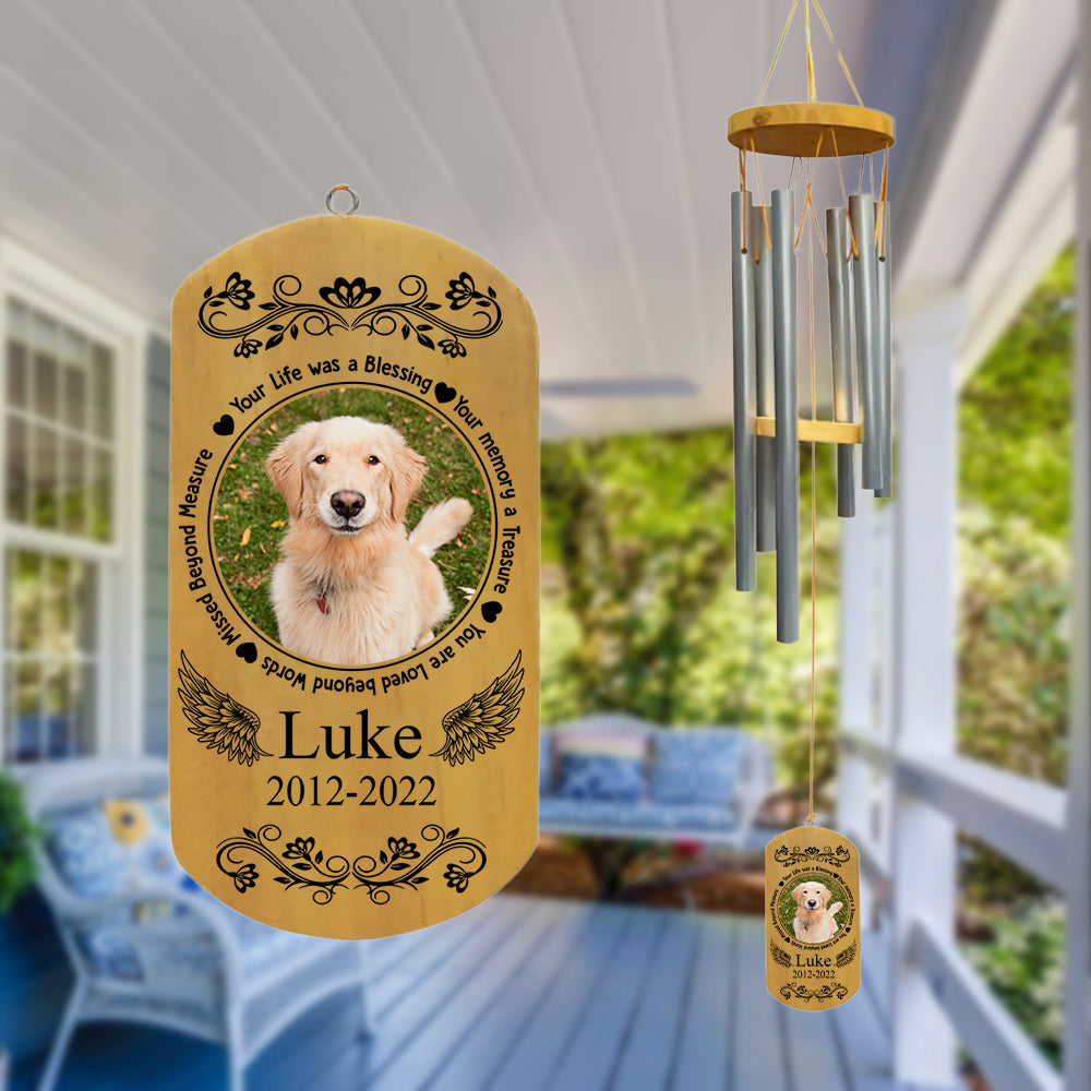 Your Life was a Blessing - Personalized Wind Chimes