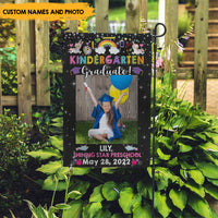 Thumbnail for Graduation Shining Star - Unicorn Personalized Garden Flag For Preschool Graduated