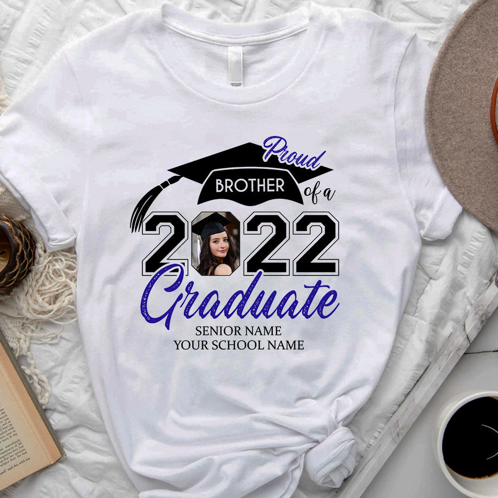 Proud Sister Graduation T-Shirt, Family Graduation Tee