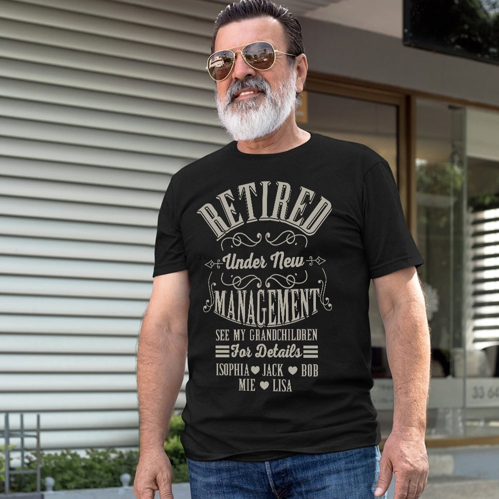 Retired Grandpa - Personalized T-shirt