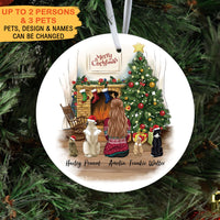 Thumbnail for Custom Dog & Cat Memorial Gifts, Gift For Pet Mom- Personalized Christmas Decorative Ornament JonxiFon