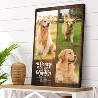 Thumbnail for Gone But Not Forgotten - Personalized Pet Memorial Canvas