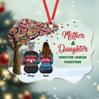 Thumbnail for Personalized Mom Grandma Tree Daughters Acrylic Benelux Ornament, Customized Holiday Ornament CHI-YEN