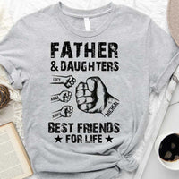 Thumbnail for Father And Daughter Best Friends For Life Personalized Shirt