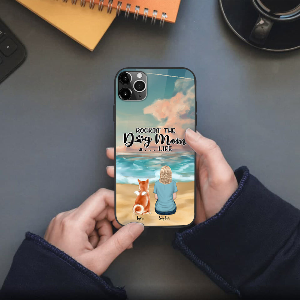 Rockin' the dog mom life-Personalized Phone case