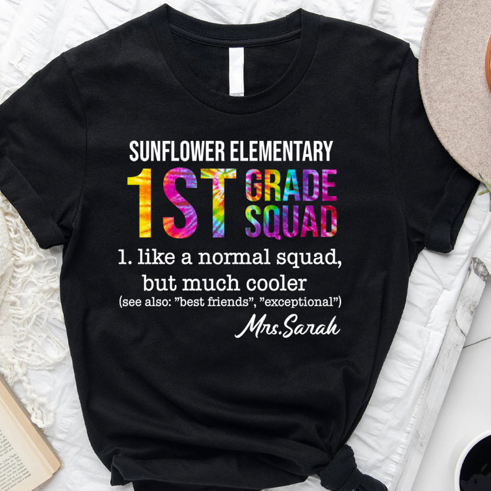 Besties Teacher Squad Tshirt, DIY Gift For Back To School Day