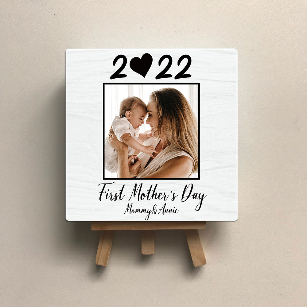 Personalized Square Stone Album-In Loving Memory-First Mother's Day - Jonxifon