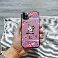 Thumbnail for Pink Stone Dog - Customized Phone Case