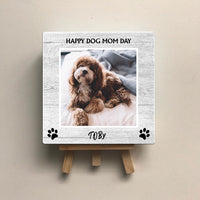 Thumbnail for Personalized Gift For Dog Lovers,Square Stone Album-Happy Dog Mom Day - Jonxifon