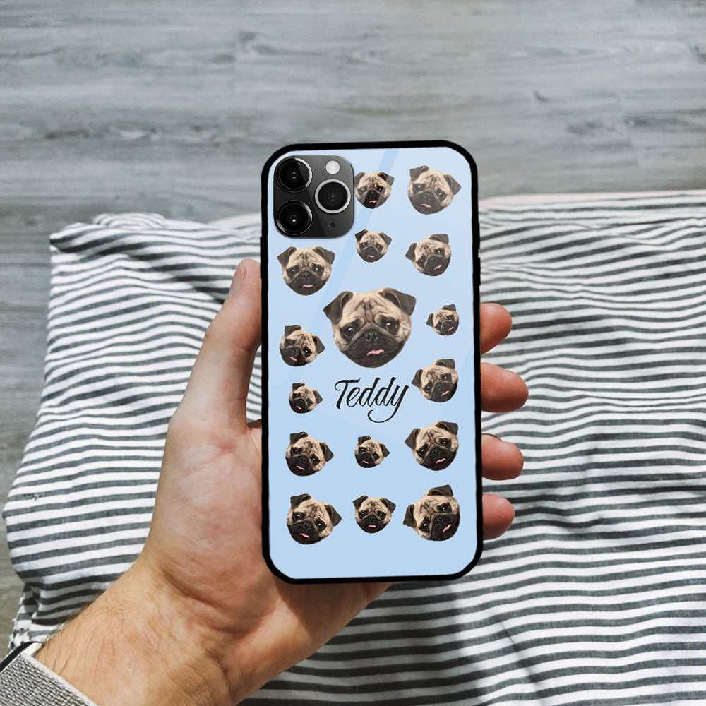 PET Phone Case, Dog Cat Portrait, Icon Style ,Personalised Phone Case