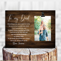 Thumbnail for Everything I am, you helped me to be - Personalized Photo clip frame