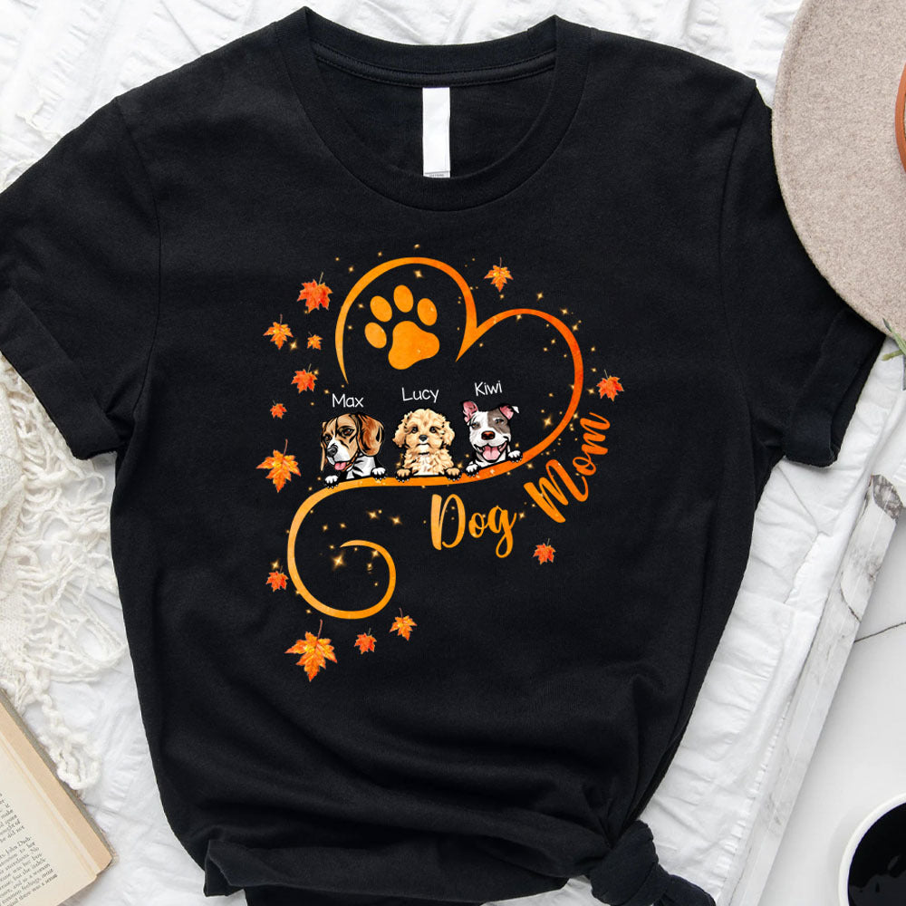 Dog Mom Heart Line 2022 Tshirt, DIY Gift For Pet Lovers