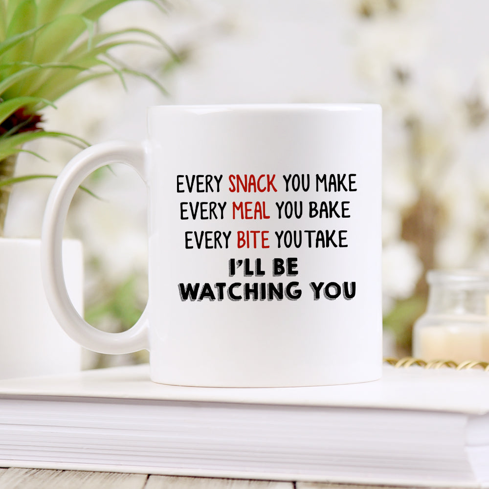 Funny I'll Be Watching You - Custom Pet Mug, Gift for Pet Parents - Jonxifon