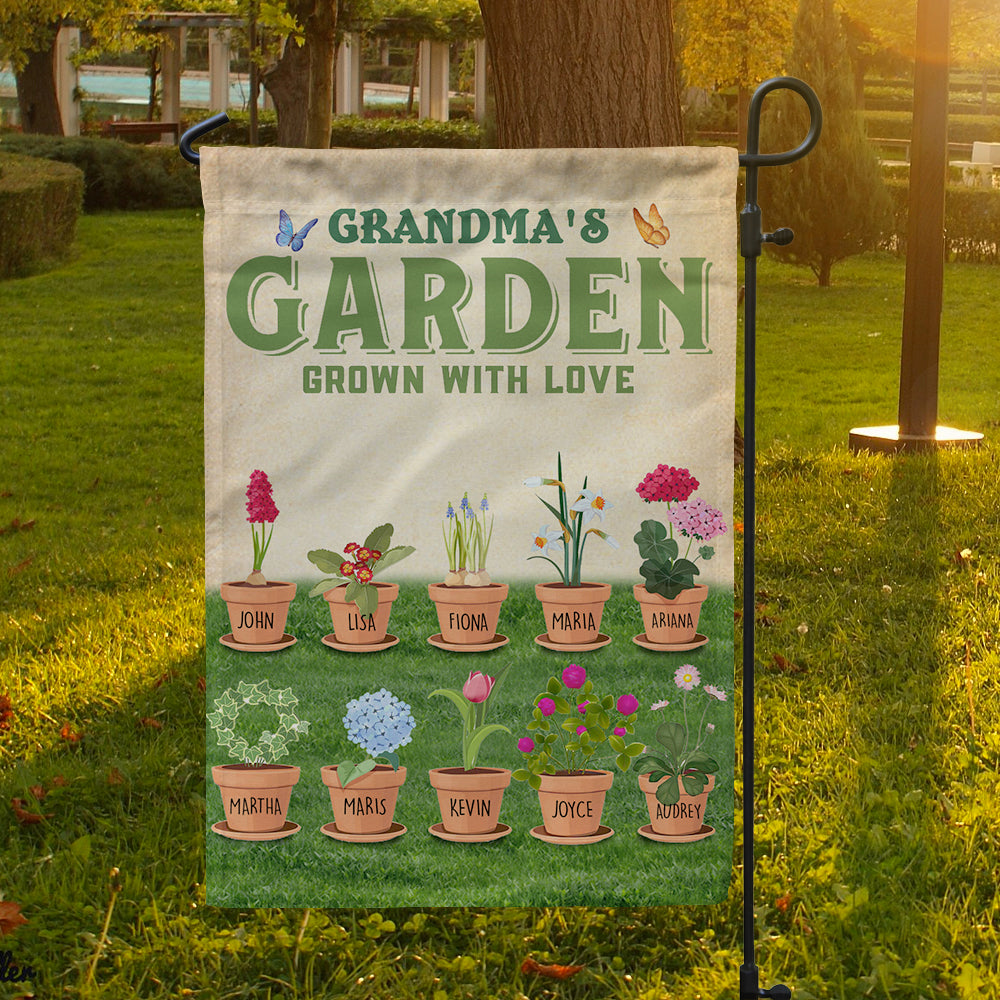 Grandma Garden of Love - Personalized Flag