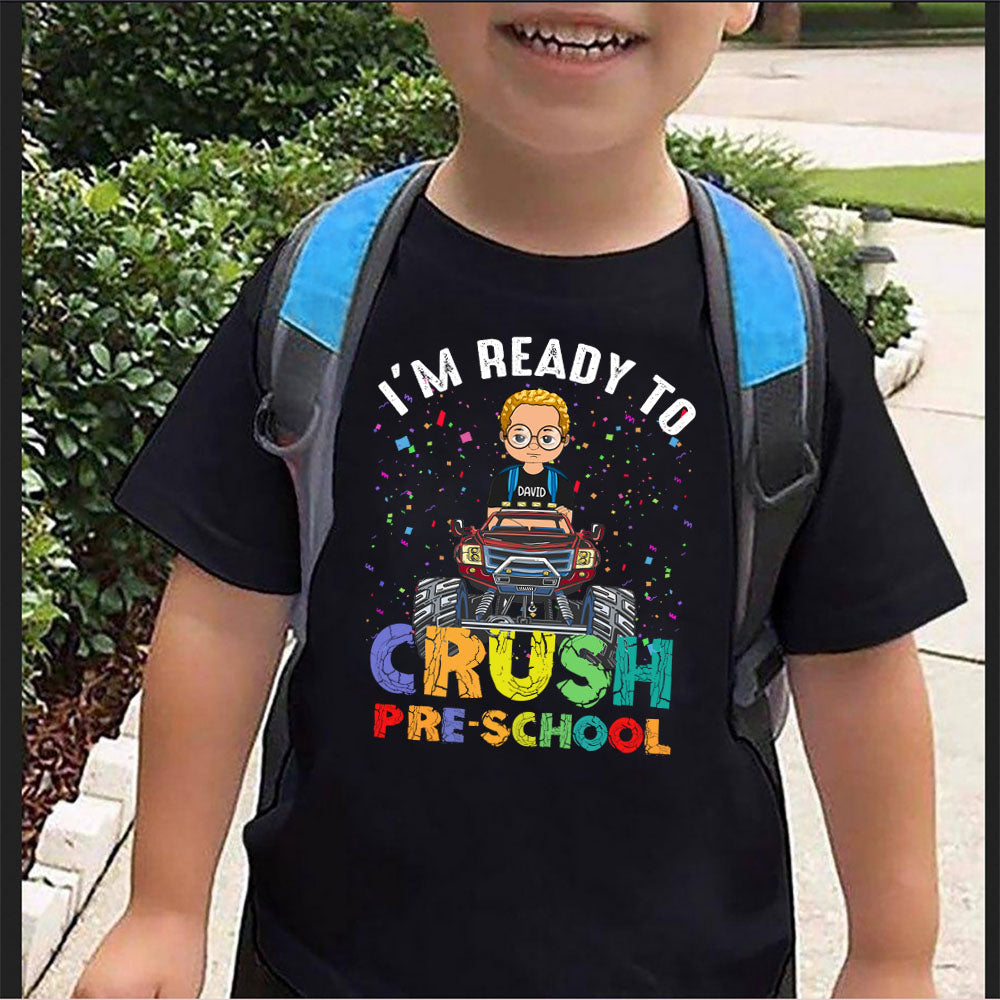 Ready To Crush Back To School Kid Tshirt, DIY Back To School Gift