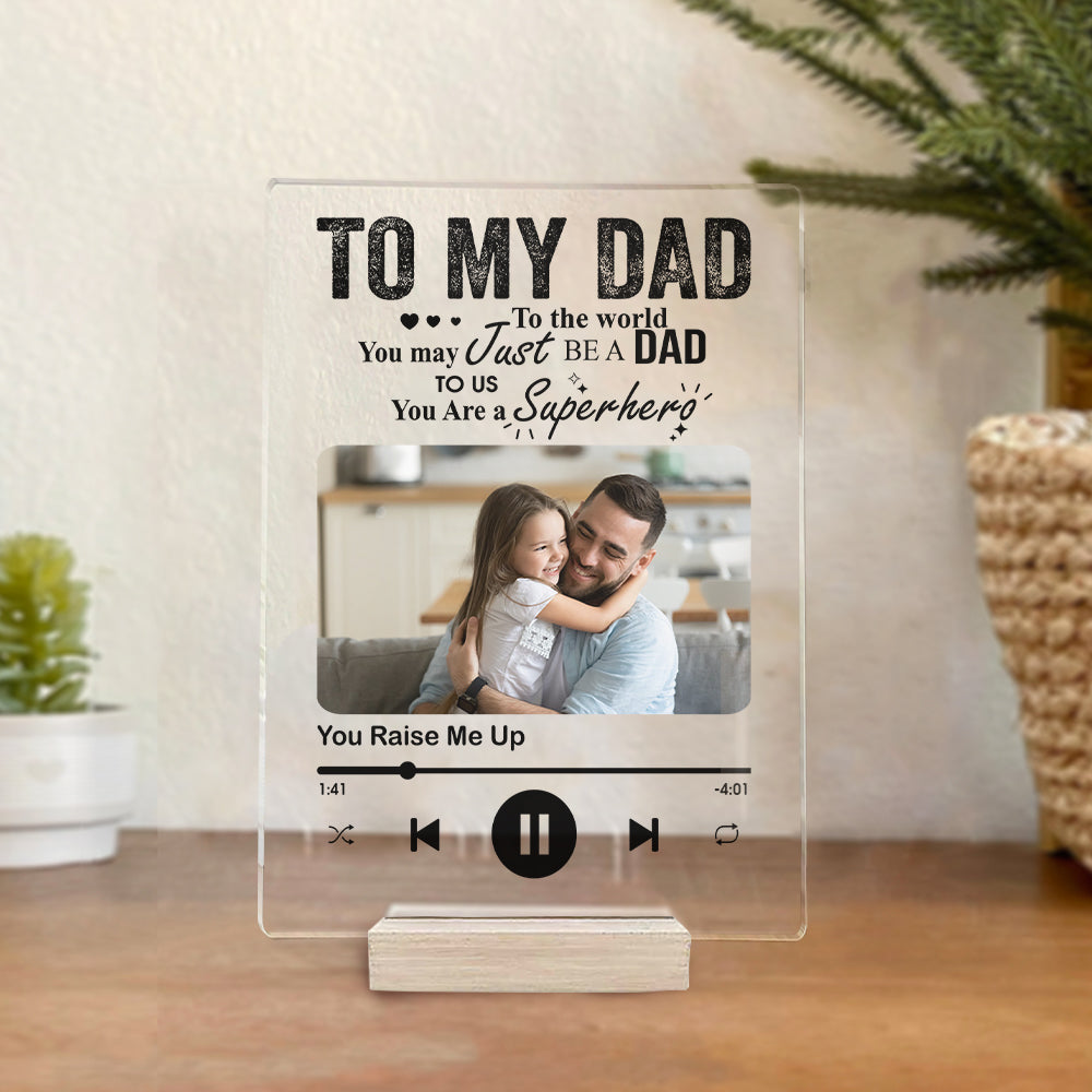 You raise me up - Personalized Acrylic Plaque