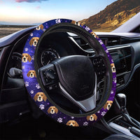 Thumbnail for Custom Galaxy Dog Cat Photo Car Steering Wheel Cover, Pet Lover Gift