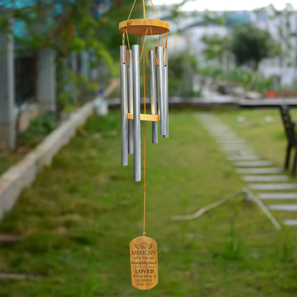 In loving memory of - Personalized Wind Chimes