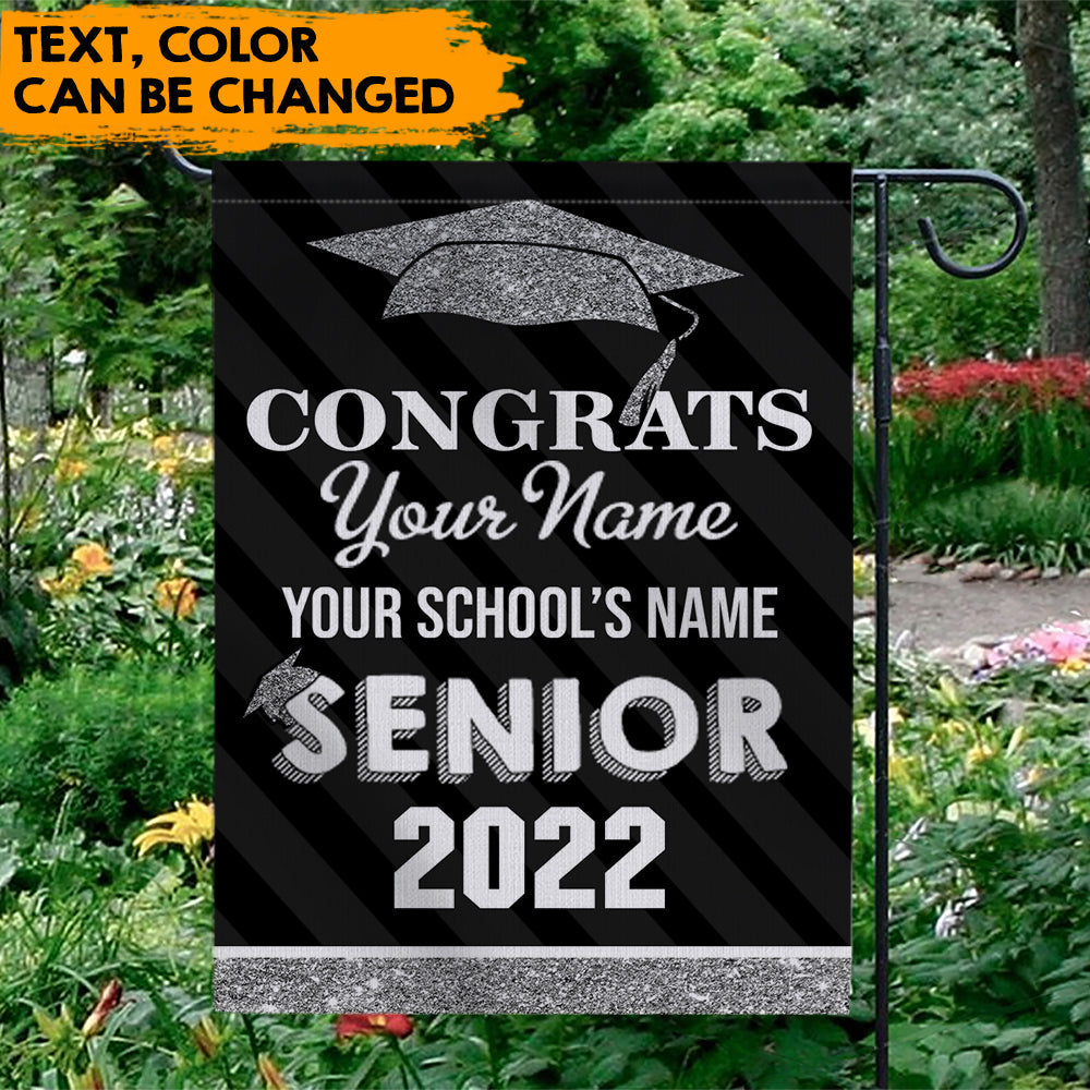 Congrats Senior 2022 Graduation Garden Flag, Graduation Gift - Jonxifon