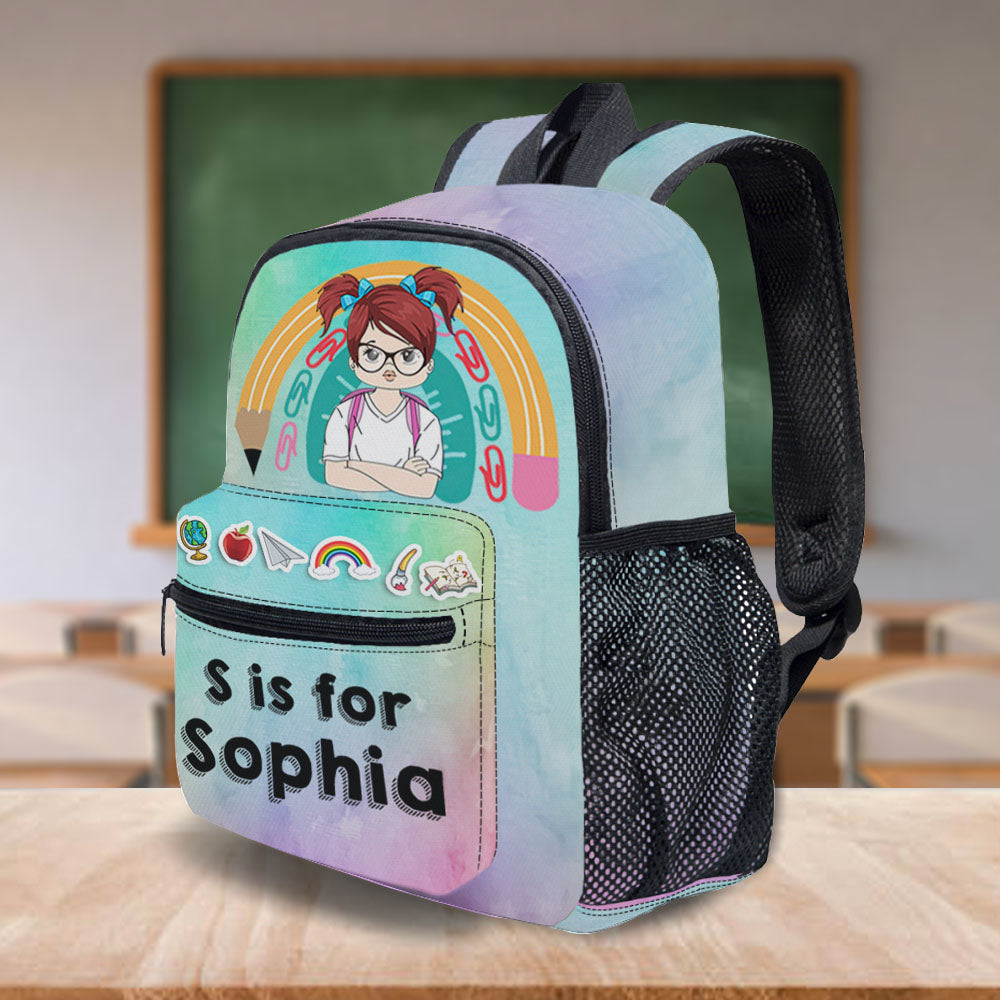 Custom Kid Name Backpack 2022, DIY Gift For Kids