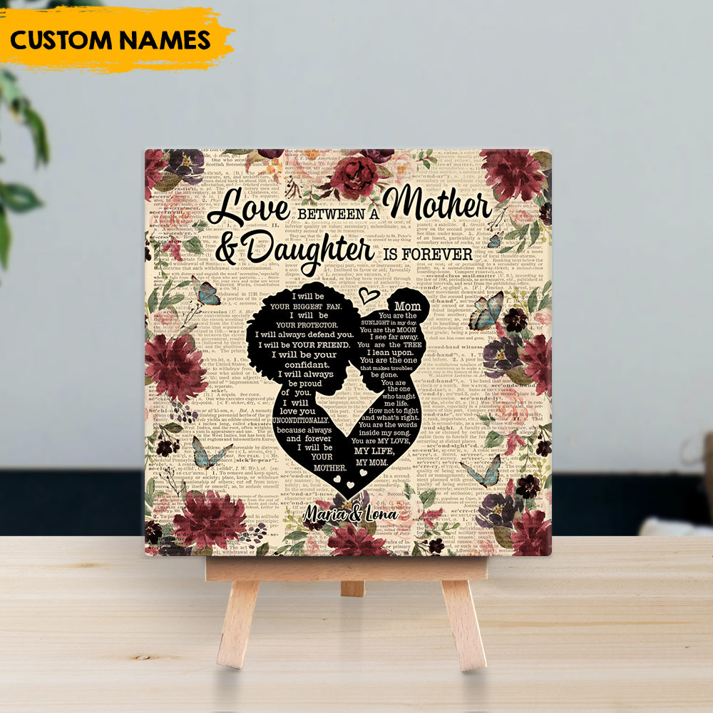 Love Between The Mother And Daughter, Mother's Day Gift - Personalized Stone Album