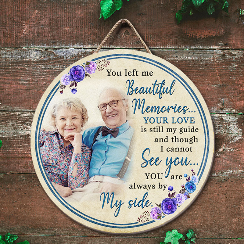 You Are Always By My Side, Wood Circle Sign For Home Decor - Jonxifon