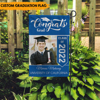 Thumbnail for Graduation Flag Congrats Grad - Customized Garden Flag, Graduation Gift