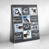 Thumbnail for Loving You, Pet Memorial - Personalized Photo Collage Canvas - Jonxifon