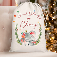 Thumbnail for Custom Baby Name Christmas Bag, Christmas Gift