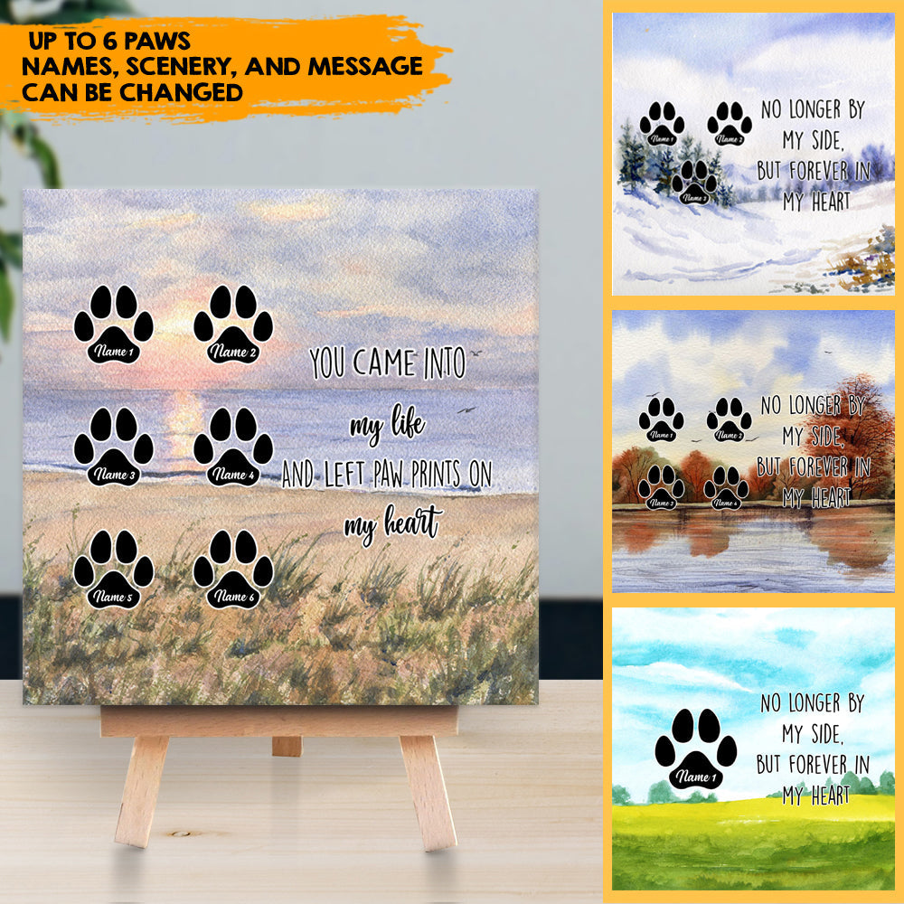 Pet Memorial Heartwarming Message - Personalized Square Stone Album - Jonxifon