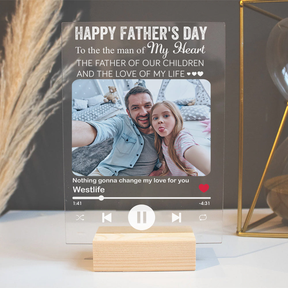 Happy Father's day to husband - Acrylic Plaque