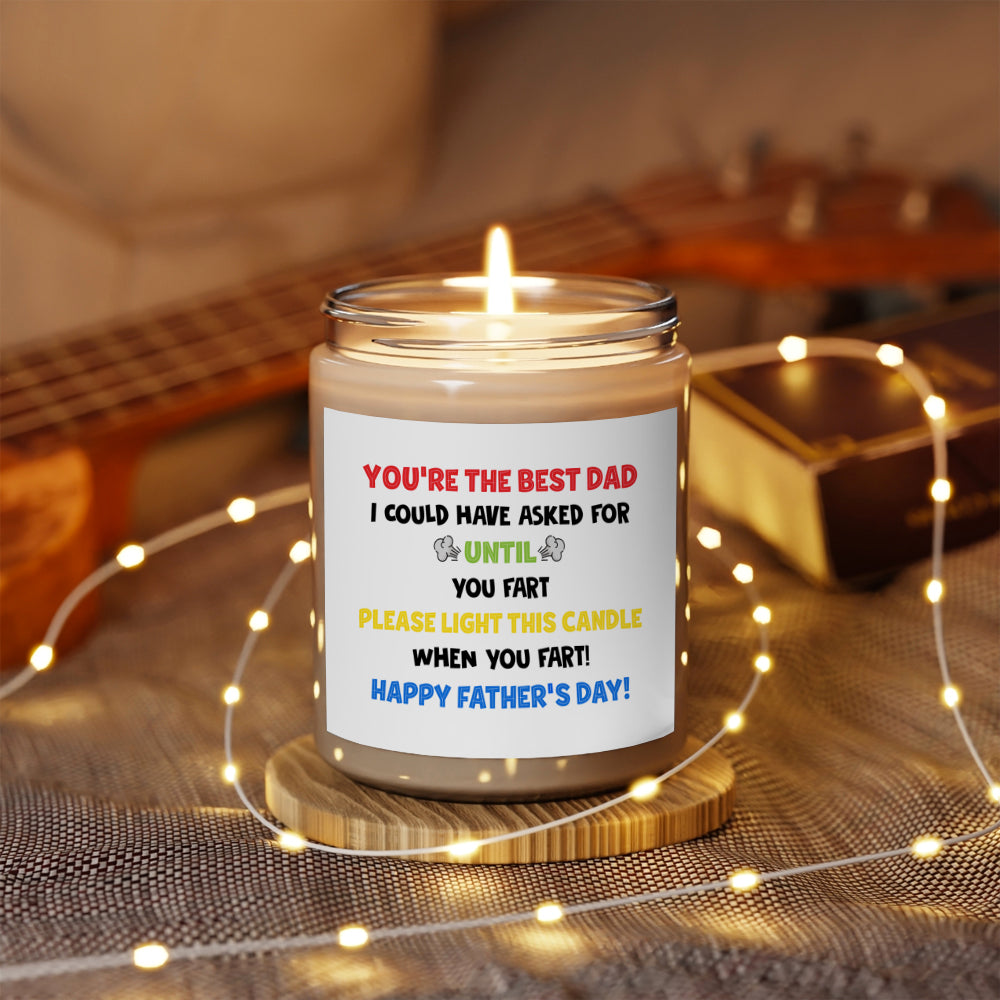 You are the best Dad - Scented Candle 9oz, gifts for Father's day