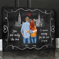 Thumbnail for Personalized You Are The Only One Couple Poster/Canvas, Valentine's Day Gift CHI-THUY